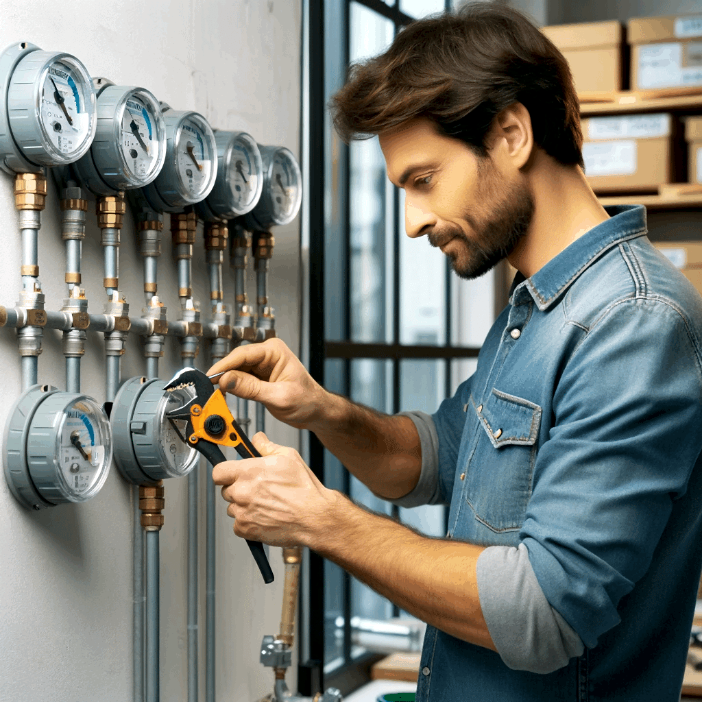 Instalación y mantenimiento de baterías de contadores